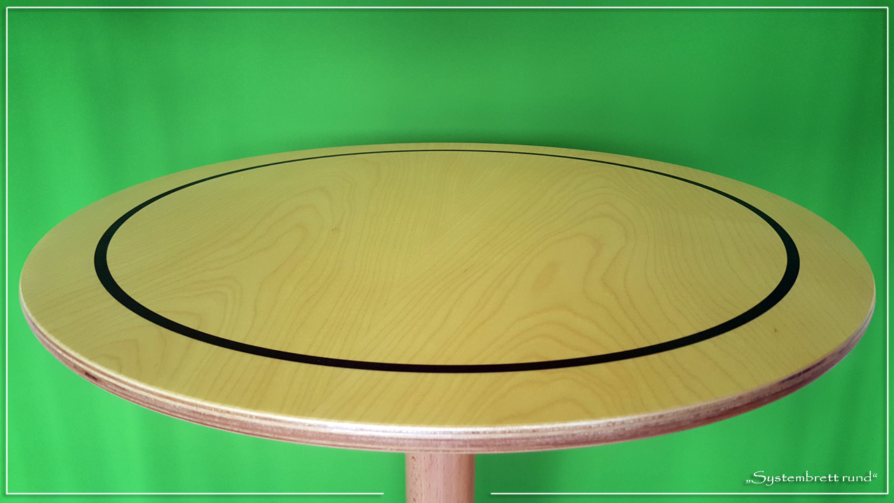 www.systembrett.at · Systembrett-Artikel · „Systembrett rund” mit einem Durchmesser von 50 Zentimeter ohne Holzfiguren www.systembrett.at · Systembrett-Artikel · „Systembrett rund” mit einem Durchmesser von 50 Zentimeter ohne Holzfiguren