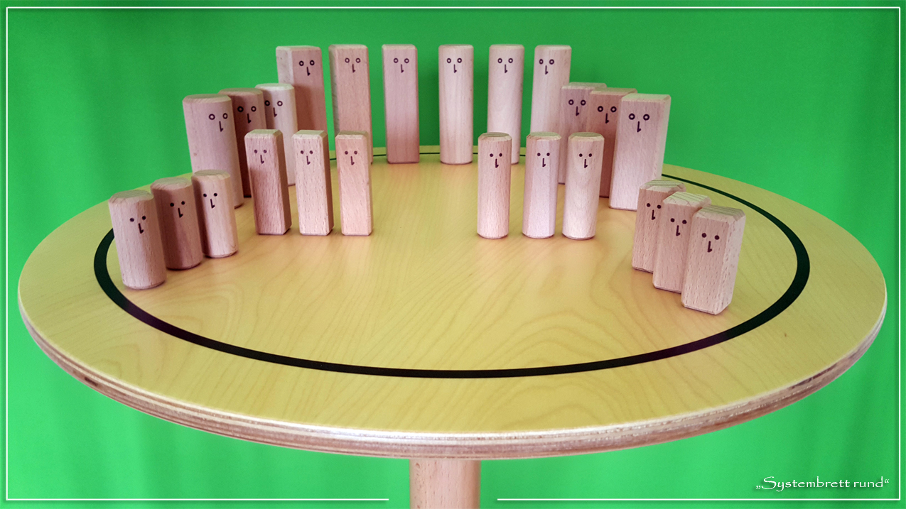 www.systembrett.at · Systembrett-Artikel · „Systembrett rund” mit einem Durchmesser von 50 Zentimeter inklusive 24 unbehandelten Holzfiguren aus massiver Buche www.systembrett.at · Systembrett-Artikel · „Systembrett rund” inklusive 24 unbehandelten Holzfiguren aus massiver Buche