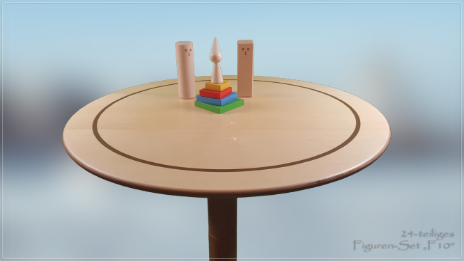 www.systembrett.at &middot; Systembrett-Artikel &middot; 24-teiliges, naturfarbenes Figuren-Set &bdquo;F10&rdquo;